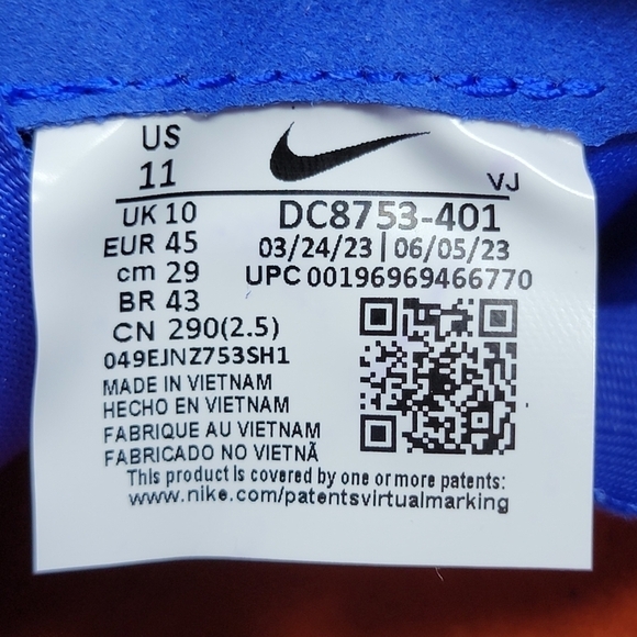 Nike Zoom Rival Sprinter Track Spikes Racer Blue Lime DC8753-401 Men Size 11 New main image 4